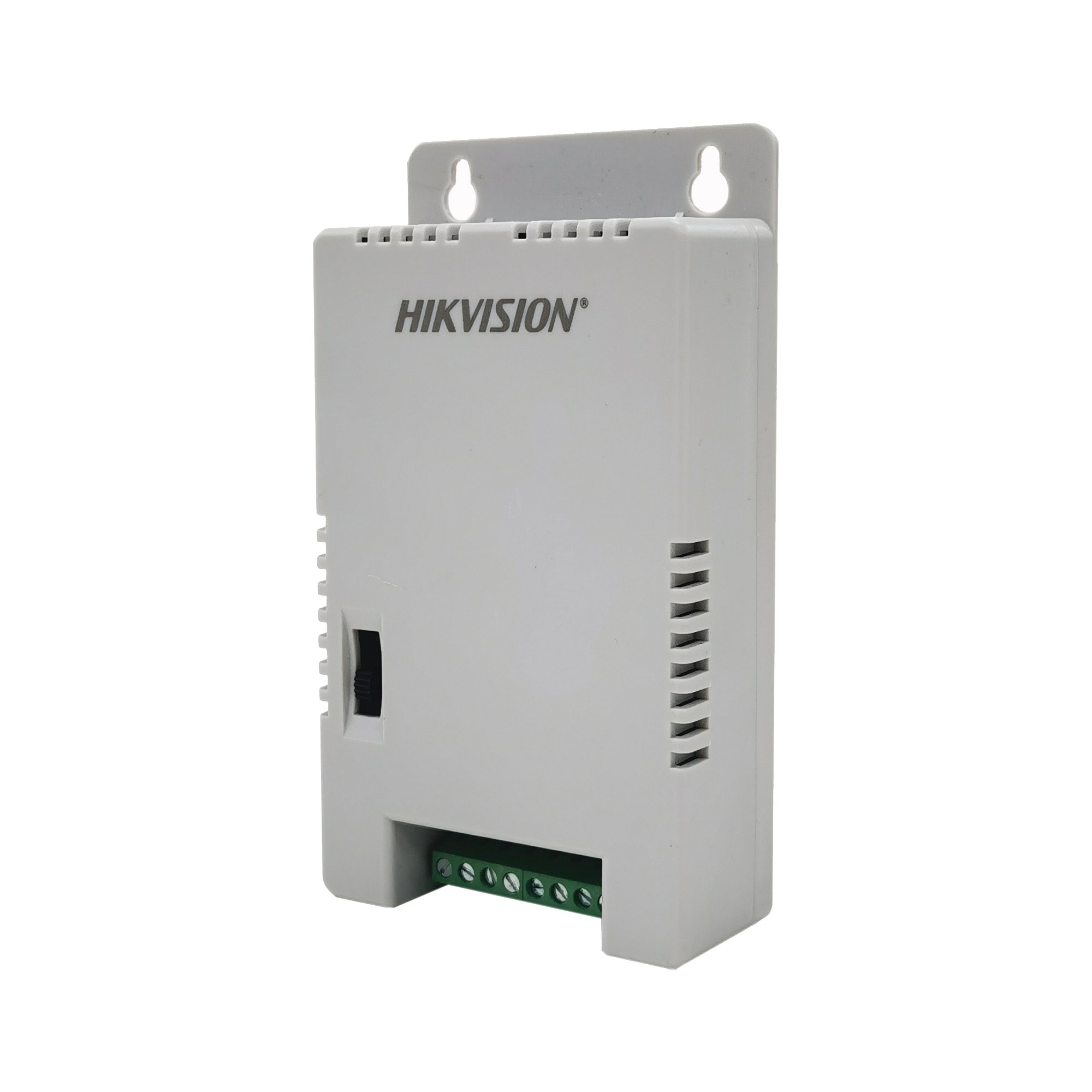 Fuente de Poder Regulada 12 Vcc / 13.5 Vcc / 15 Vcc para 4 Cámaras / 4 Amp (1 Amp por Salida) / Voltaje de Entrada 90 - 130 VCA / Filtro de Ruido para Cámaras 4K / Modo para Largas Distancias